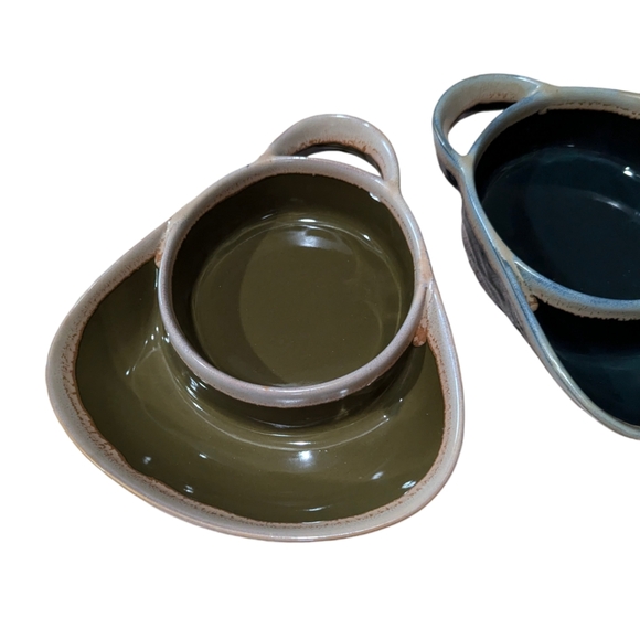 LTD Commodities Dip Soup Cracker Stoneware Dishwasher Oven Safe Set of 2 - Picture 2 of 9